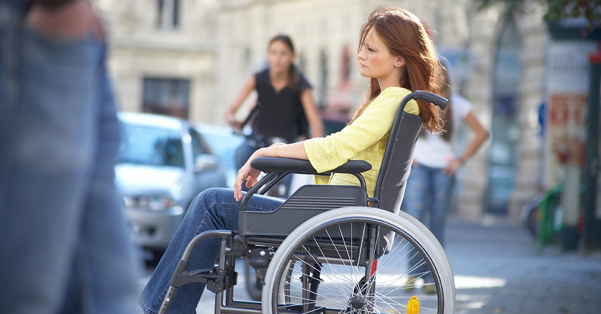 Injury Victim in Wheelchair