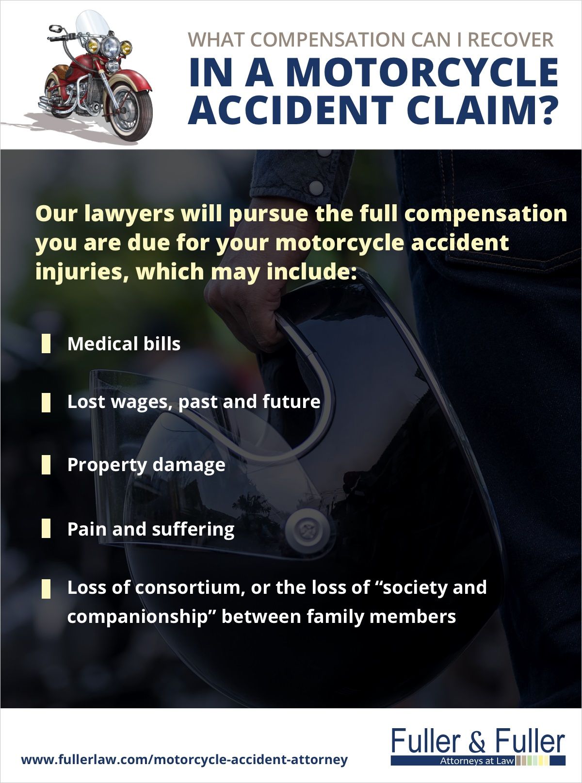 Recovering Compensation in a Motorcycle Accident Claim