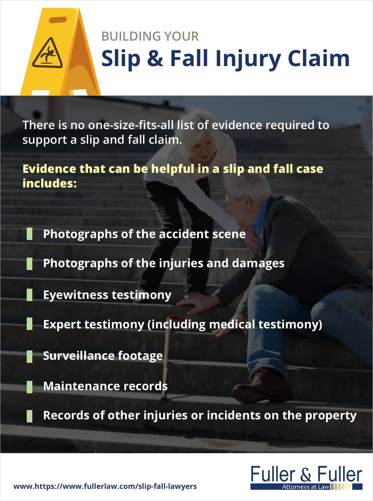 Building Your Slip and Fall Injury Claim